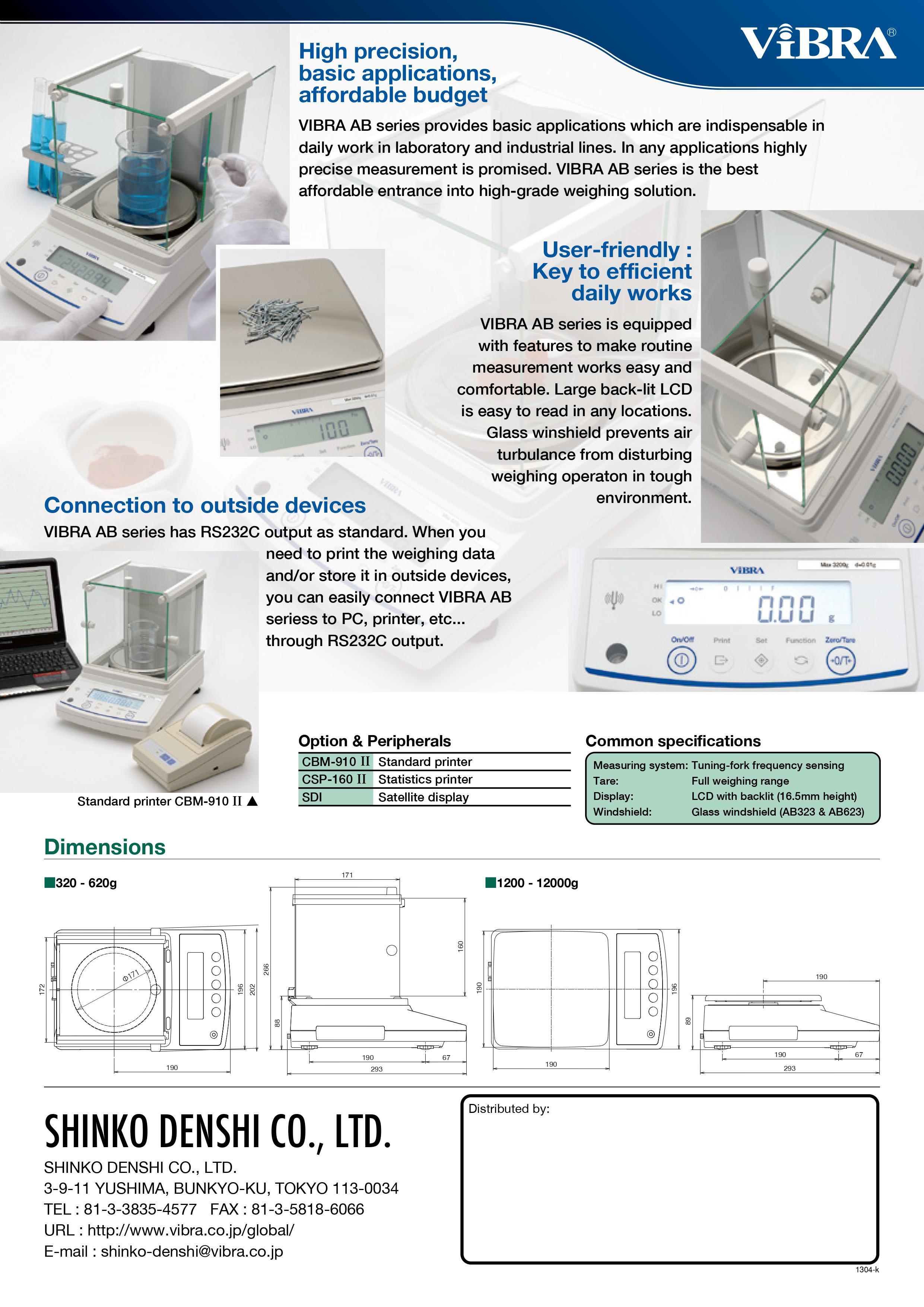 AB series precision balance2